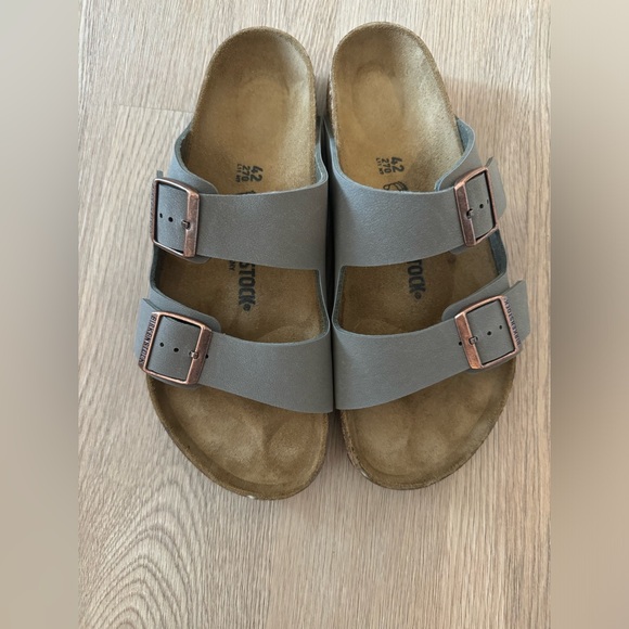 NWT Birkenstock Arizona Birkibuk Color Stone - Picture 2 of 6